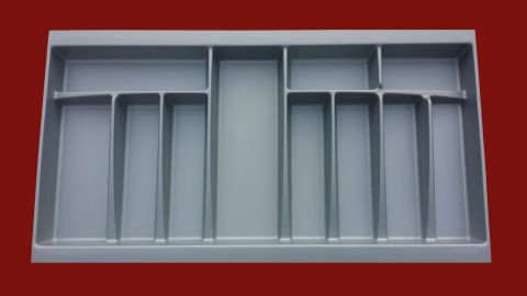 Cutlery Tray For Soft Close Kitchen Drawers - 430mm D x 55mm H x 900mm W