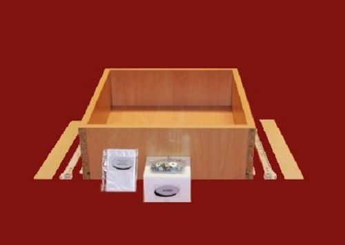 Standard Runner Bedroom Drawer Box - 350mm Deep x 250mm High x 300mm Wide