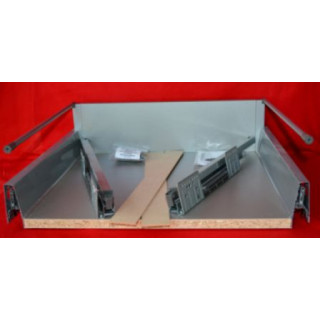 DBT Pan Soft Close Kitchen Drawer Box With Rail  - 450mm Deep x 180mm High x 450mm Wide