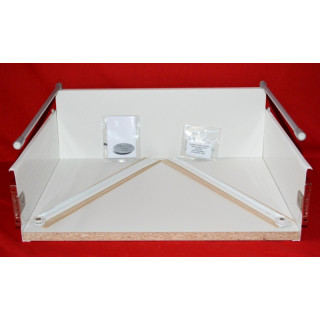 Pan Metal Sided Kitchen Drawer – 350mm D x 200mm H x 800mm W